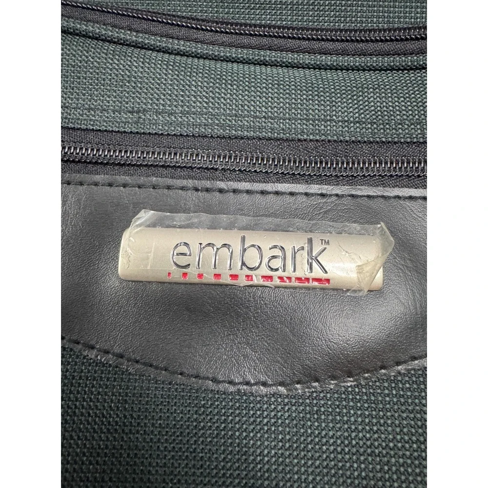 Embark Professional Messenger Bag Black Commuter Laptop Briefcase Shoulder Strap